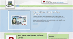 Desktop Screenshot of donatelifenebraska.com